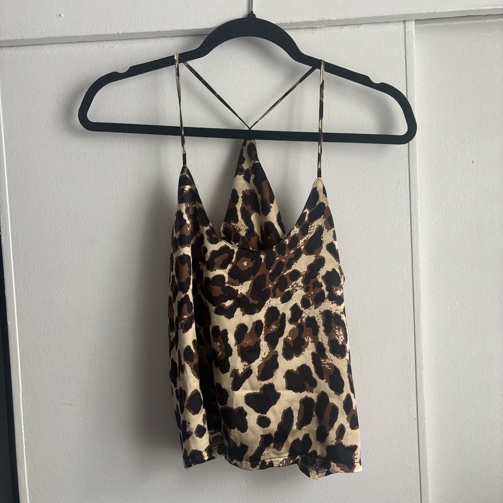 Leopard Print Camisole Top